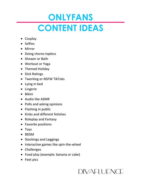 onlyfans custom content ideas|10 Proven OnlyFans Content Ideas for Success